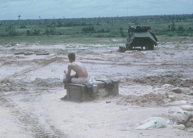 Track K-40 carried the "box".  A smelly job but someone had to do it.