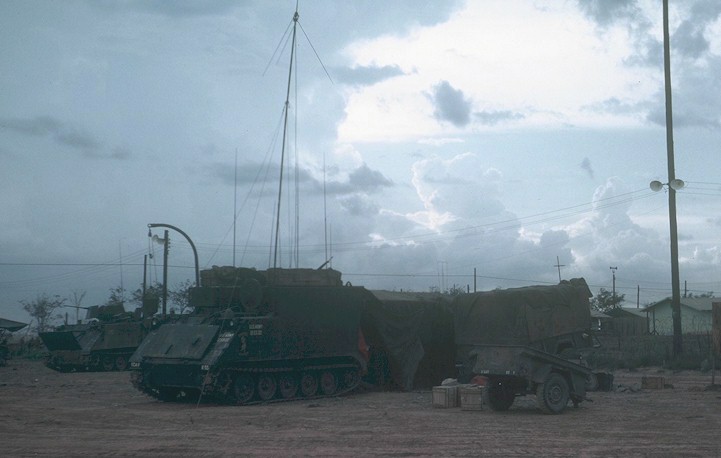 Providing security for the 56th Artillery Battalion - Bien Hoa.