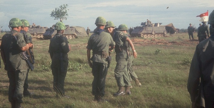 Captain Longhouser bids farewell to the Platoon Leaders.