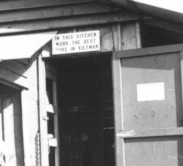 The back door to K Troop's mess hall at Blackhorse basecamp.