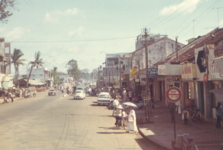 A bright sunny day in "downtown" Vietnam.