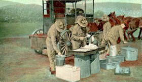 K Troops's Field Kitchen cir. 1916